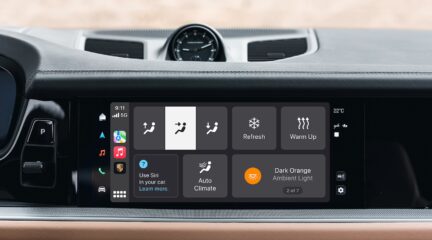 Porsche eerste merk met het uitgebreidere Apple CarPlay