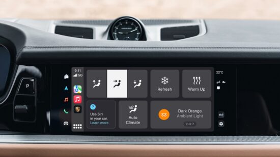 Porsche eerste merk met het uitgebreidere Apple CarPlay