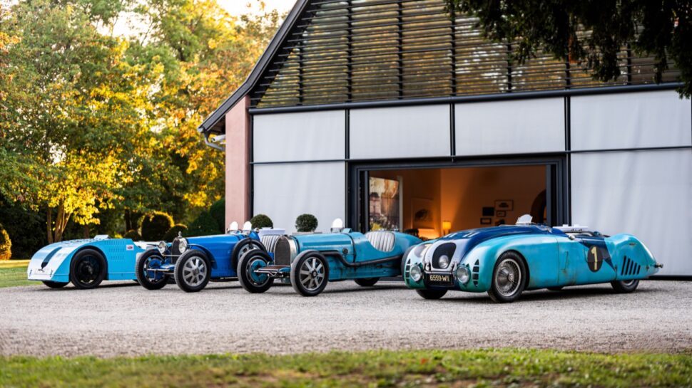 Michel Perridon heeft inmiddels 32 Bugatti's