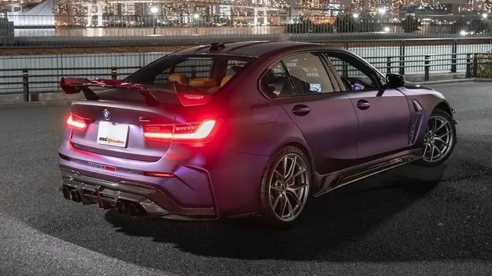 paarse BMW M3