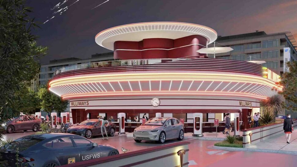 Tesla restaurant en drive-in bioscoop: zo staat het er nu voor