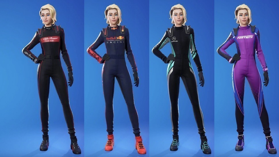 Nerd alert: Fortnite F1 skins leaked as if Toto Wolff is involved