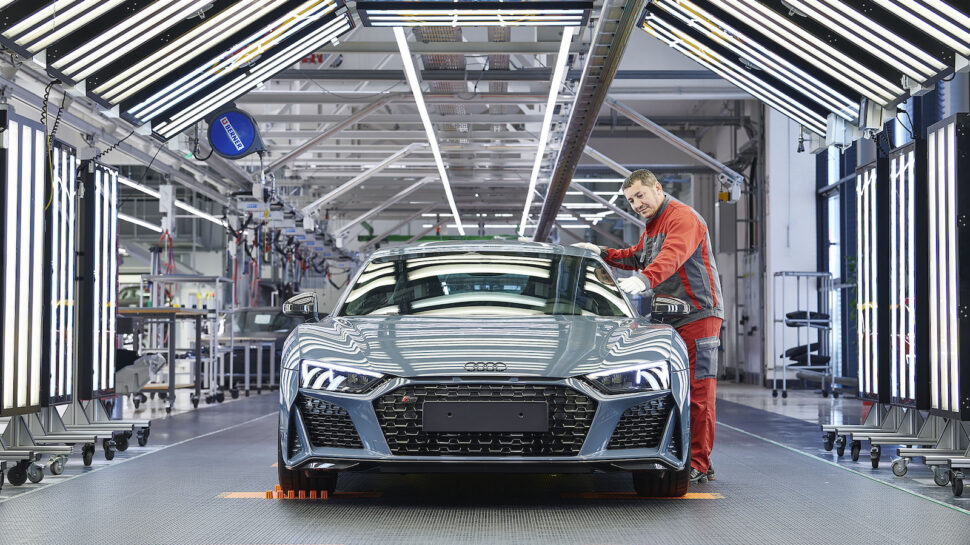 Audi R8 productie