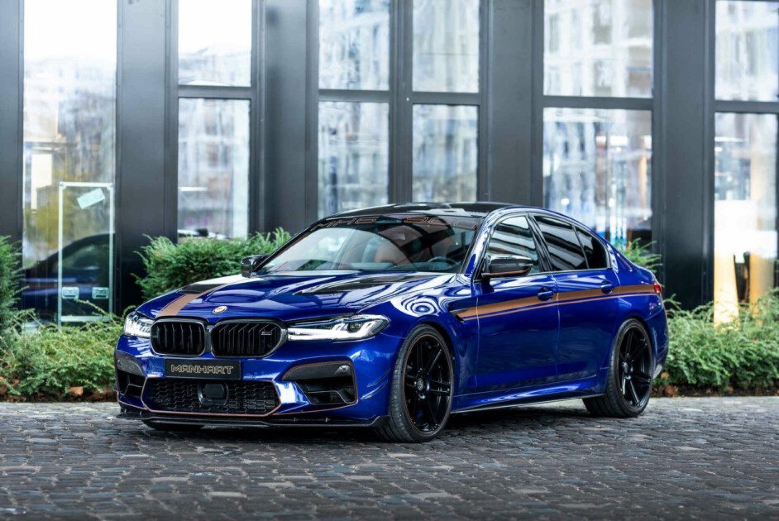 blue BMW F90