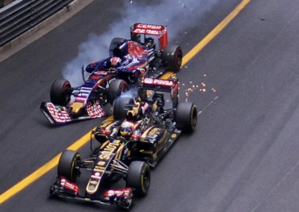 Verstappen crash Monaco