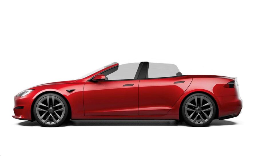 Tesla Model S Convertible hardtop